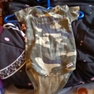 Baby boy onesie camouflage